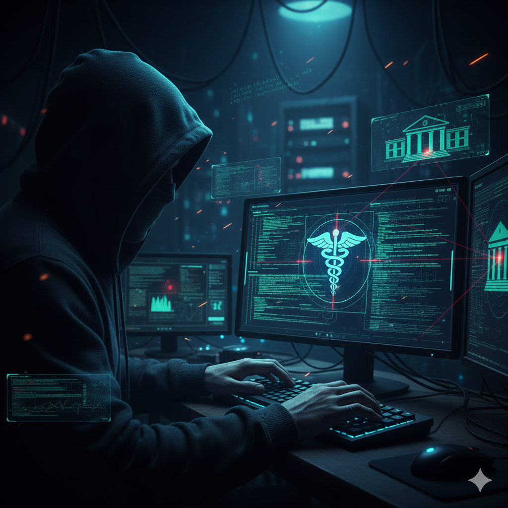 Ancaman Siber dari Grup Hacktivist Asia: Fokus Serangan pada Sektor Kesehatan dan Pendidikan.
